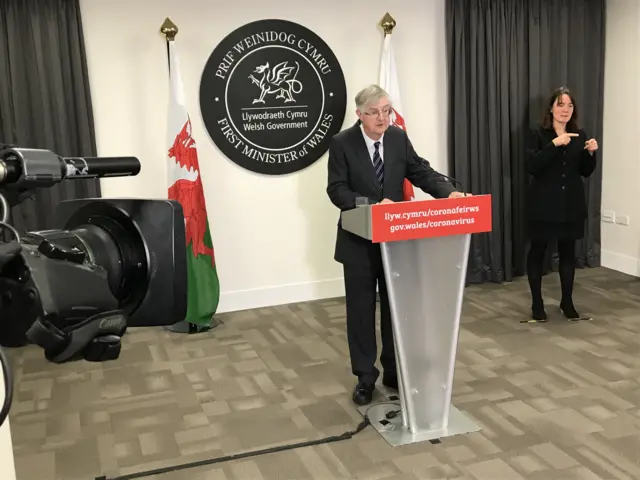 Mark Drakeford at daily briefing, 6 July, 2020