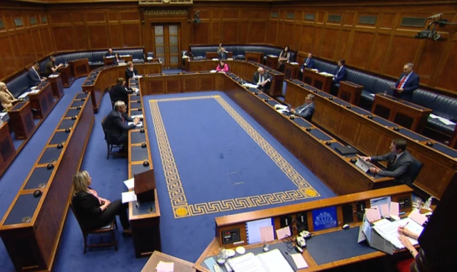 wide shot of the chamber