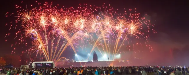 Fireworks in Chesterfield