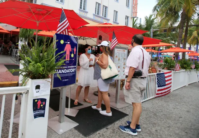 Image shows a bar in Miami, Florida