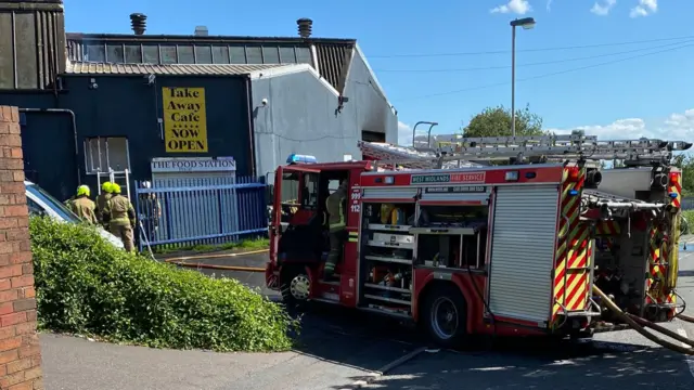 Scene of fire