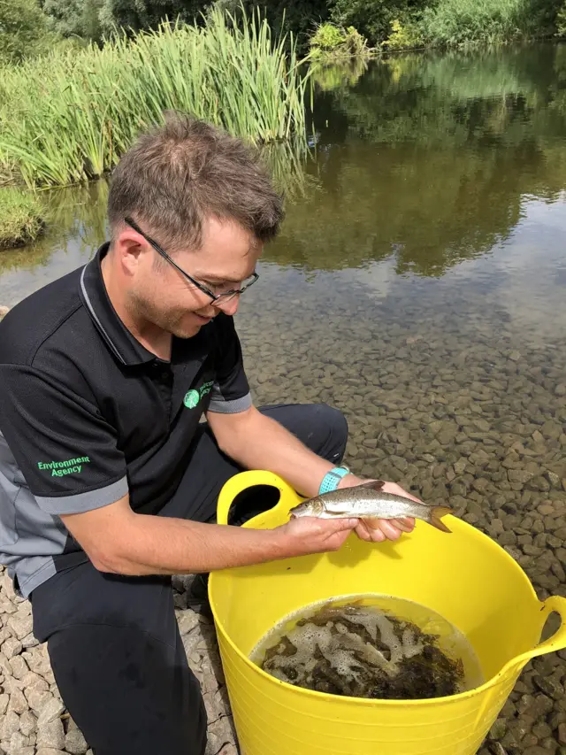 Kye Jerrom with barbel