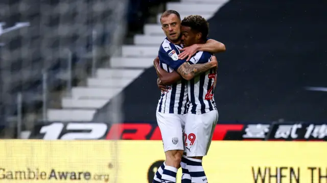 West Brom celebrate