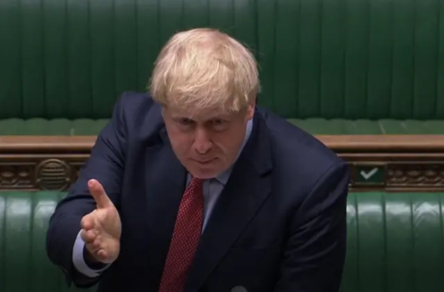 Boris Johnson at PMQs