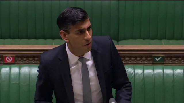 Chancellor Rishi Sunak