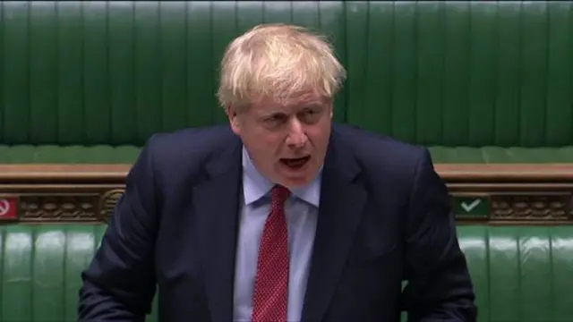 Boris Johnson at PMQS