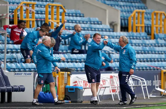 Millwall celebrate