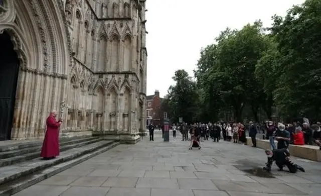 The 98th Archbishop of York, Bishop Stephen Geoffrey Cottrell, takes up the historic Braganza