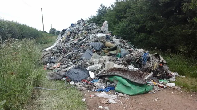 Fly-tipping, North Kesteven