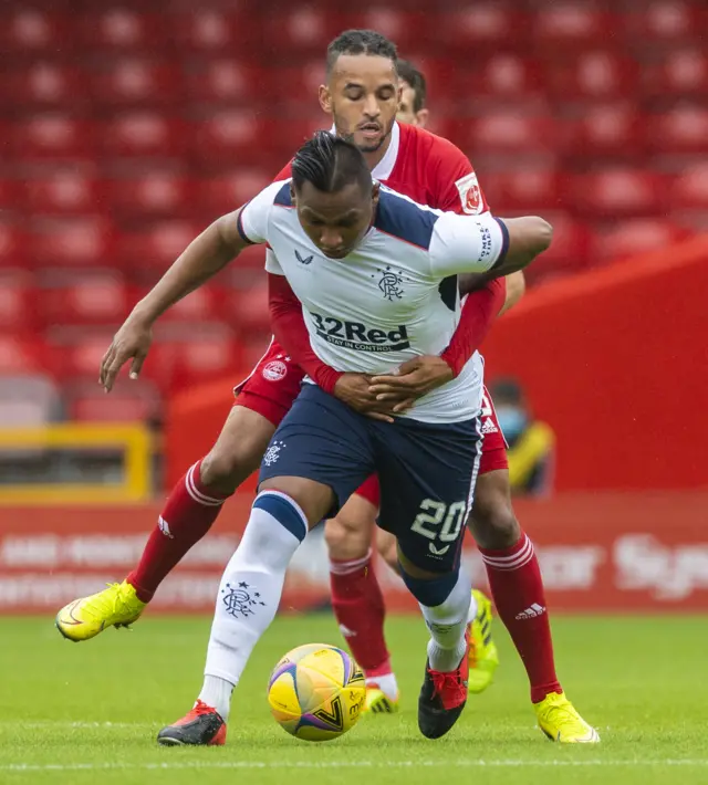 Ronald Hernandez and Alfredo Morelos