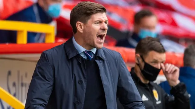 Rangers manager Steven Gerrard