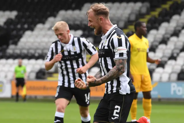 Richard Tait celebrates