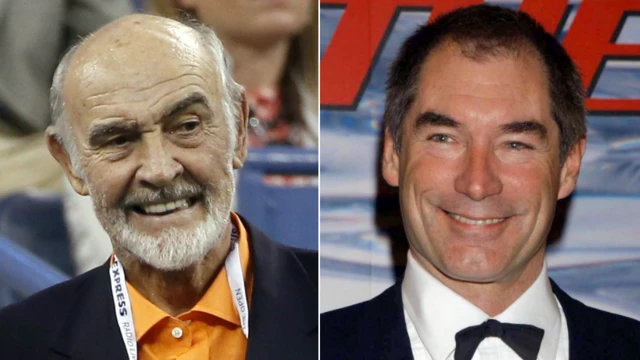 Sean Connery and Timothy Dalton