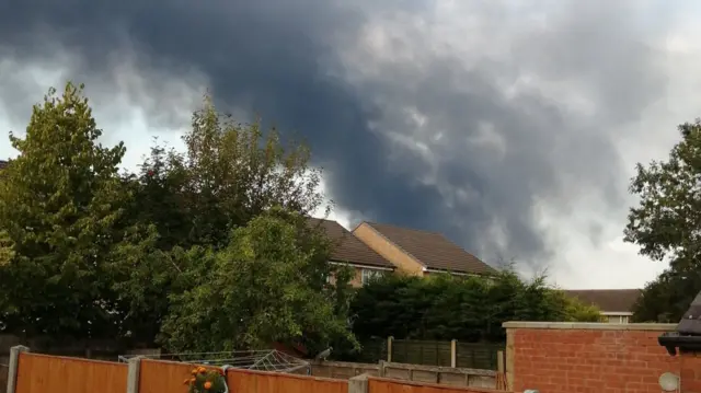 Smoke seen in Kings Heath