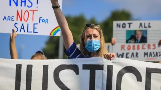 nurses protest