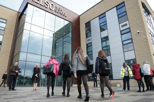 Pupils return to school in the Borders