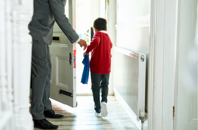 pupil returns to school