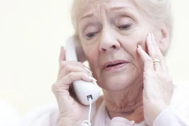 Woman on phone