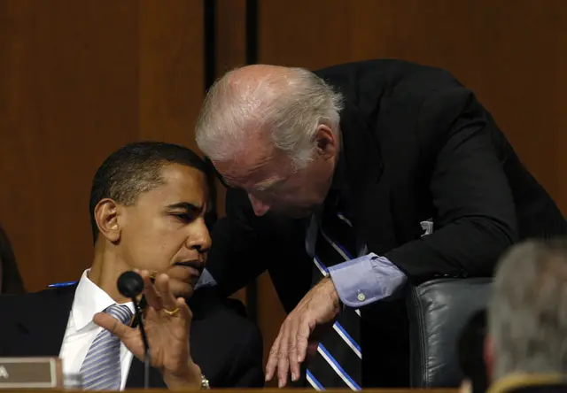 Obama and Biden in 2005, when both men were still US senators