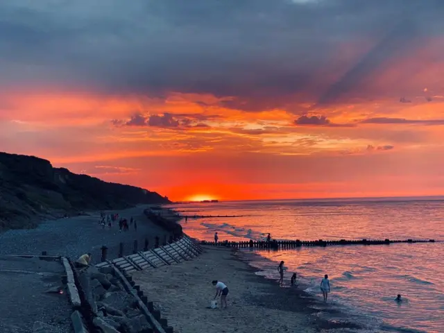 Sunset at Overstrand