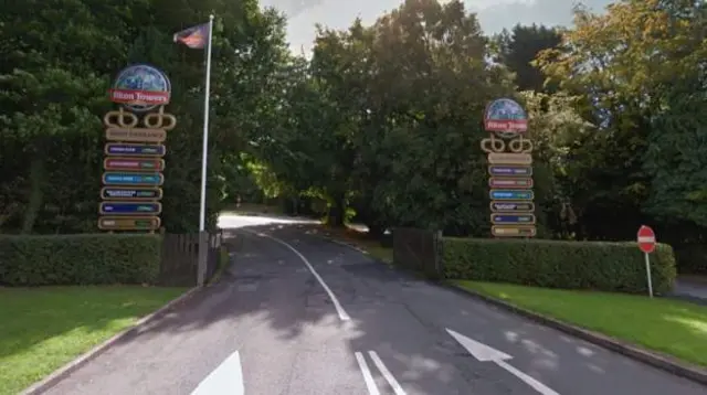 Entrance to Alton Towers