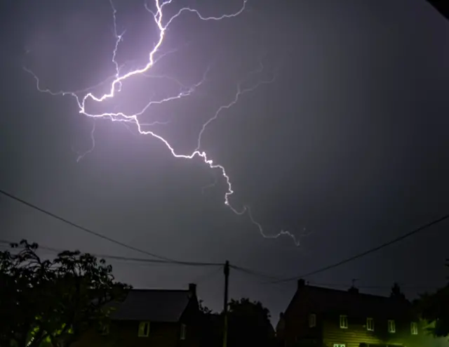 Lightning in Sheffield