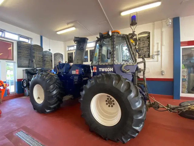 Clacton lifeboat station's tractor