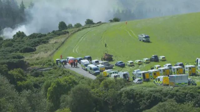 Stonehaven derailment scene