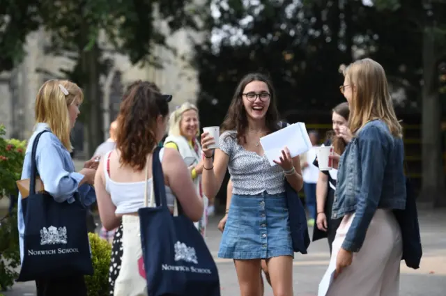 Students at Norwich School