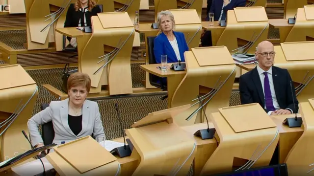 Nicola Sturgeon and John Swinney