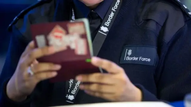 UK Border Force official