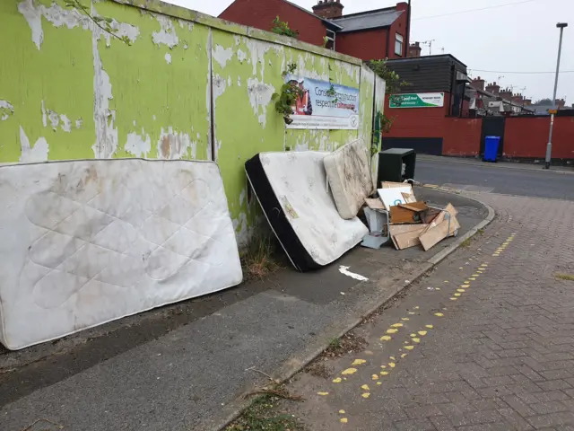 Broomhill Lane flytipping