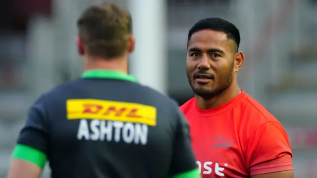 Manu Tuilagi and Chris Ashton