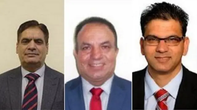 Waheed Akbar, Asif Masood and Tahir Malik