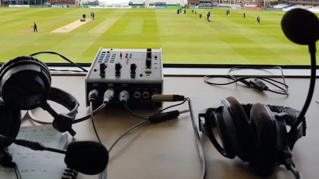 BBC commentary box