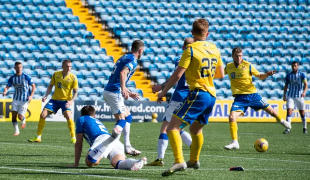 David Wotherspoon scores for St Johnstone