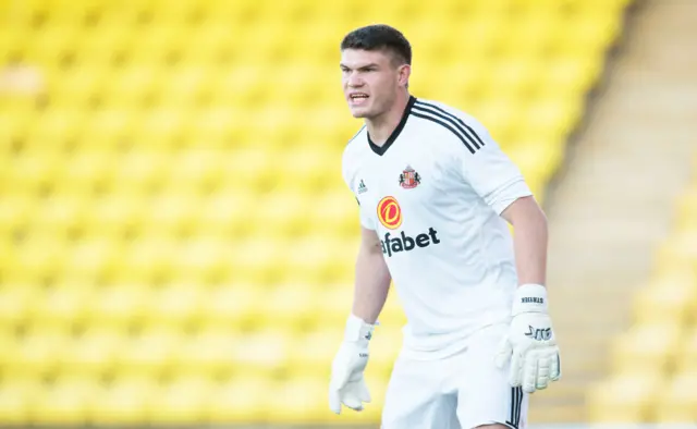 Livingston goalkeeper Max Stryjek