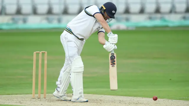 Dawid Malan batting for Yorkshire