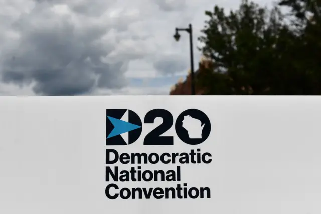 DNC 2020 sign