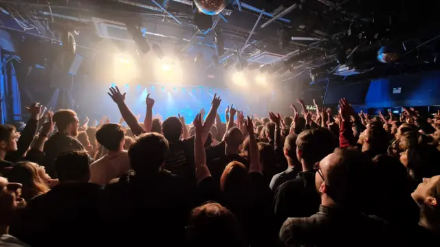 A crowd in the Leadmill