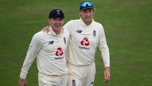 Dom Bess and Joe Root