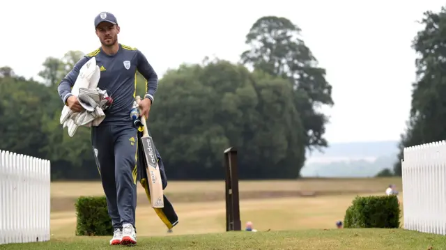 Hampshire's Lewis McManus at Arundel