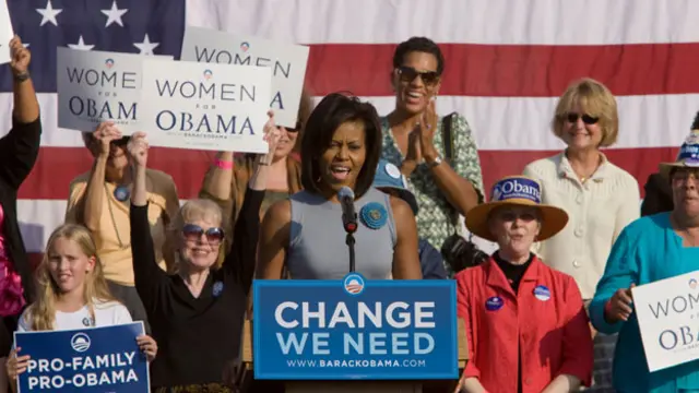 Michelle Obama in 2008