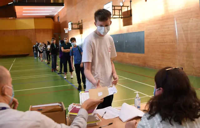 Results day at Kingsdale Foundation School in south London