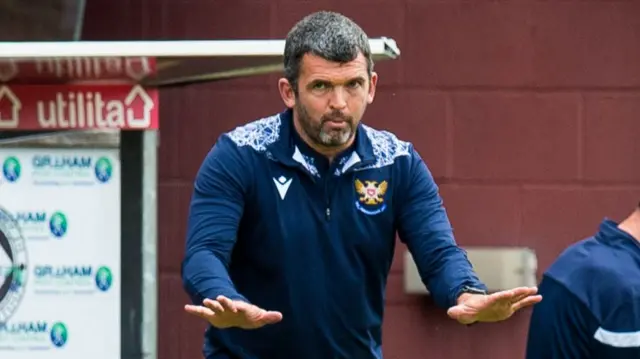 St Johnstone manager Callum Davidson