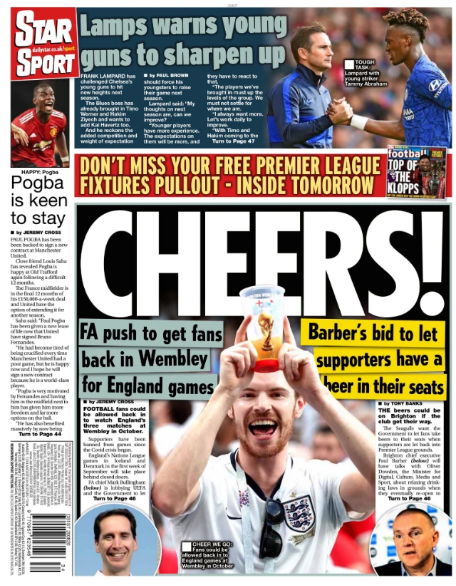 Star back page