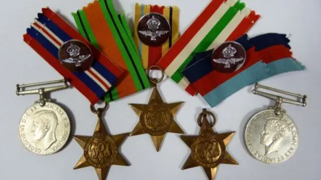 The medals