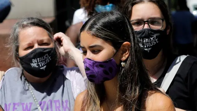 Women in masks