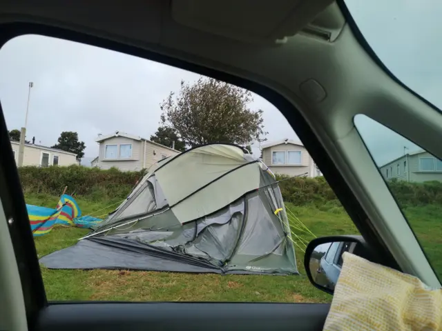 Tent damage