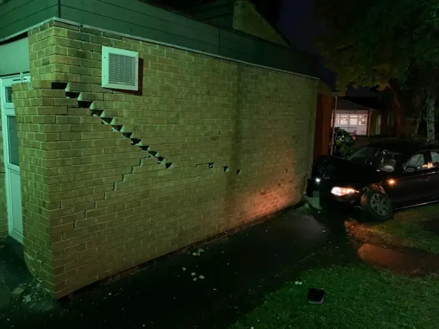 Driver crashes into house in Sandiacre, Derbyshire